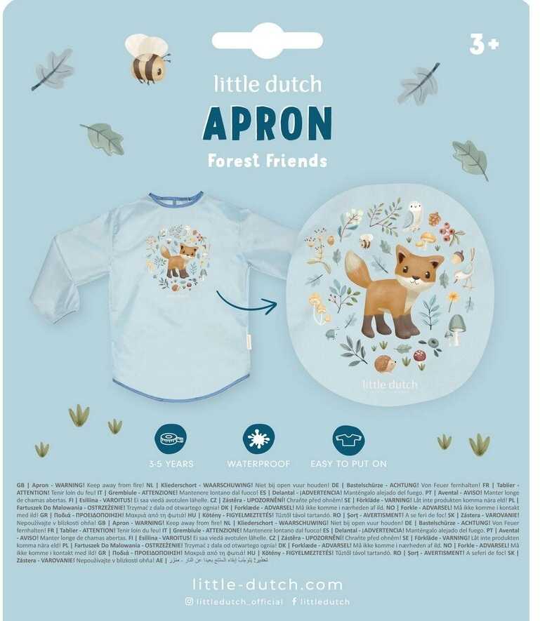 Little Dutch Apsauginė prijuostė Miško draugai