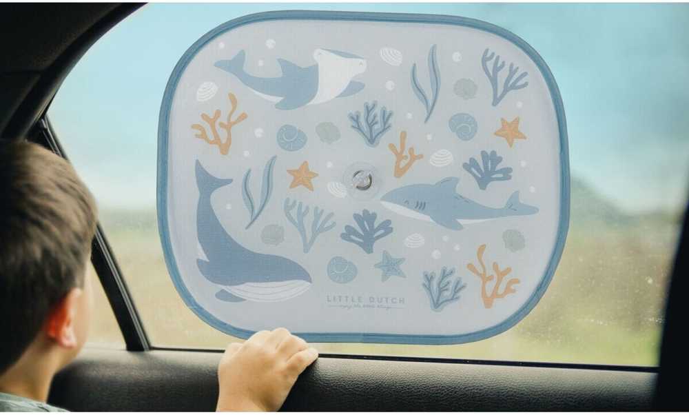 Little Dutch automobilio langų uždengimai, melsvi 2vnt