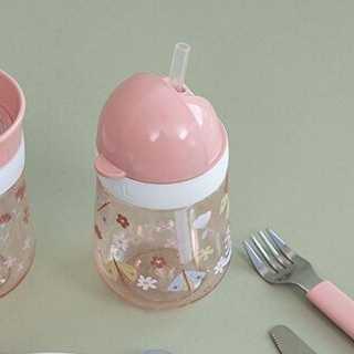 Rosti Mepal Little Dutch Gertuvė su šiaudeliu Gėlės 300ml