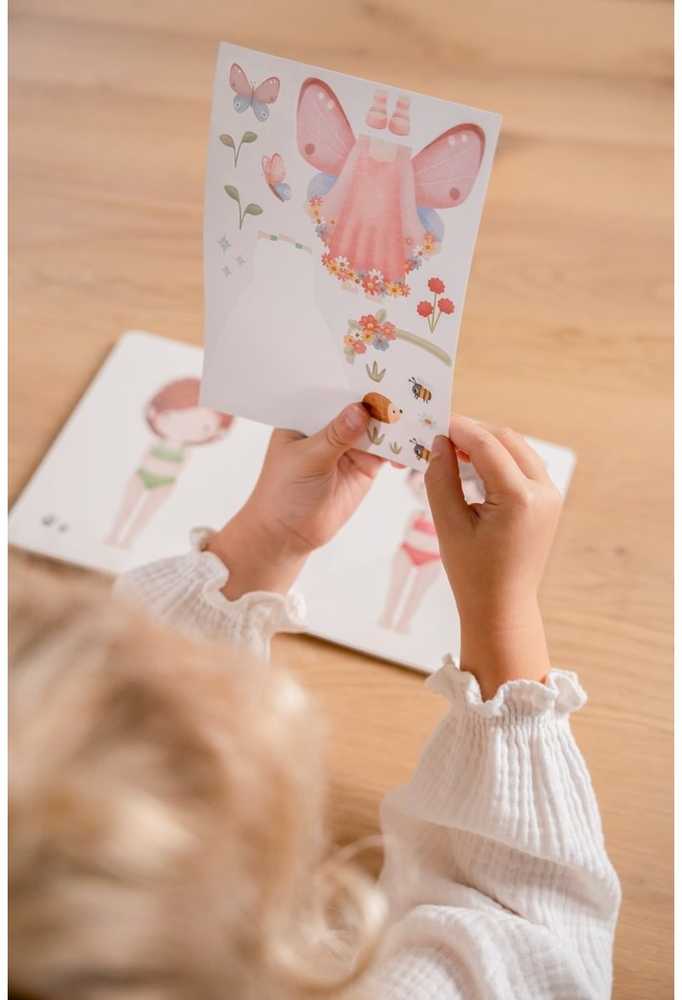 Little Dutch Lipdukų knygelė Aprenk mane Rosa ir draugai