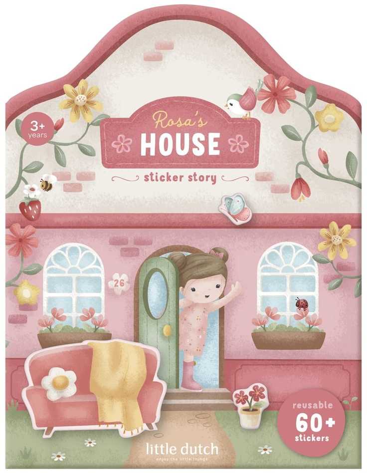 Little Dutch Lipdukų knygelė Rosa ir draugai