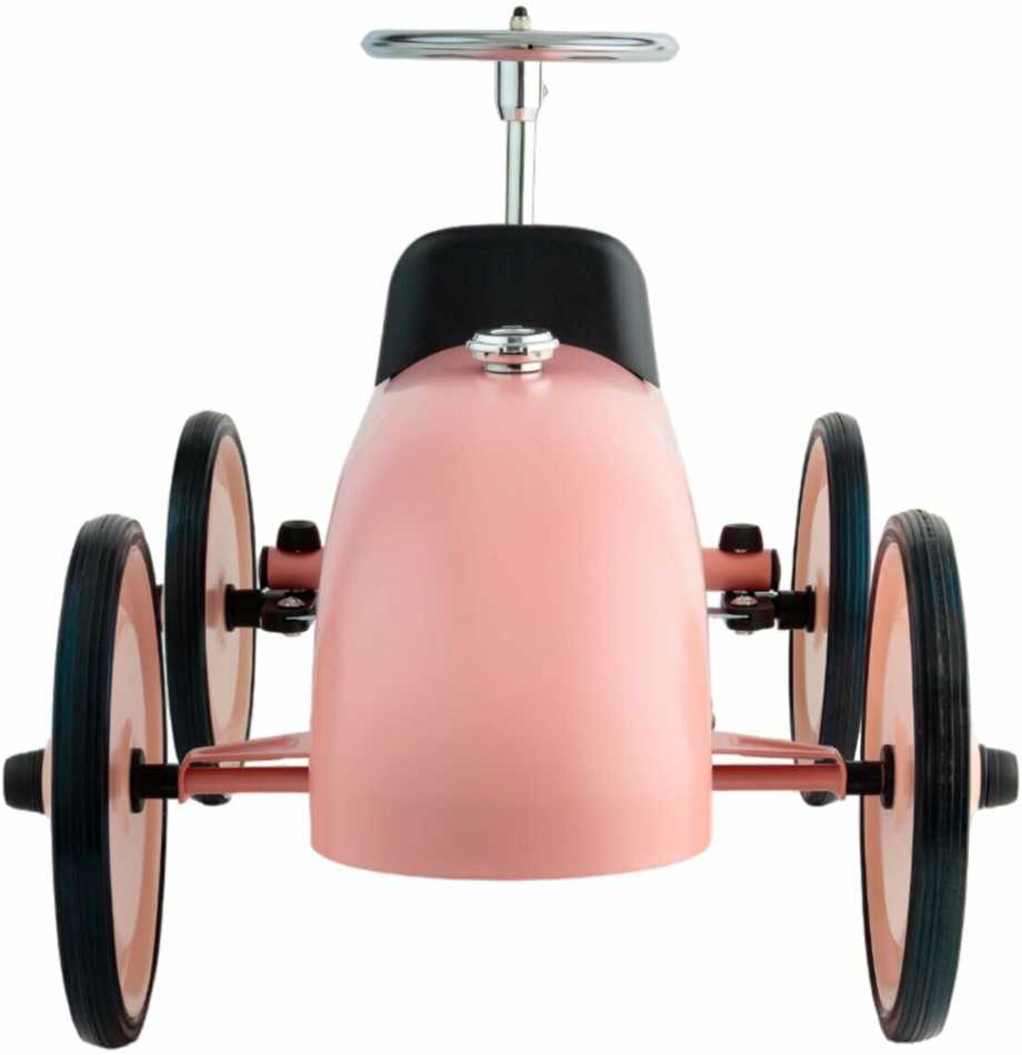 Little Dutch Metalinis RETRO paspiriamas automobilis Rožinė