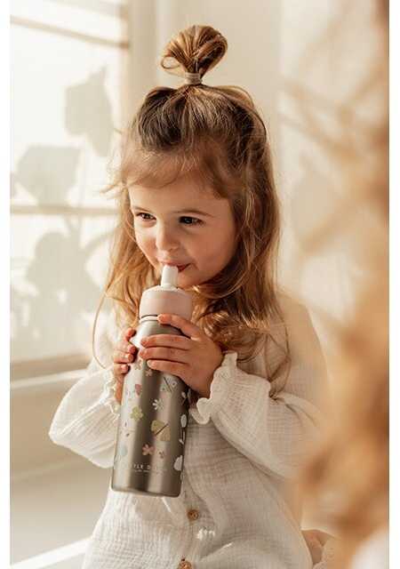 Little Dutch Plieninė gertuvė Mapel Gėlės 350ml