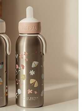 Little Dutch Plieninė gertuvė Mapel Gėlės 350ml