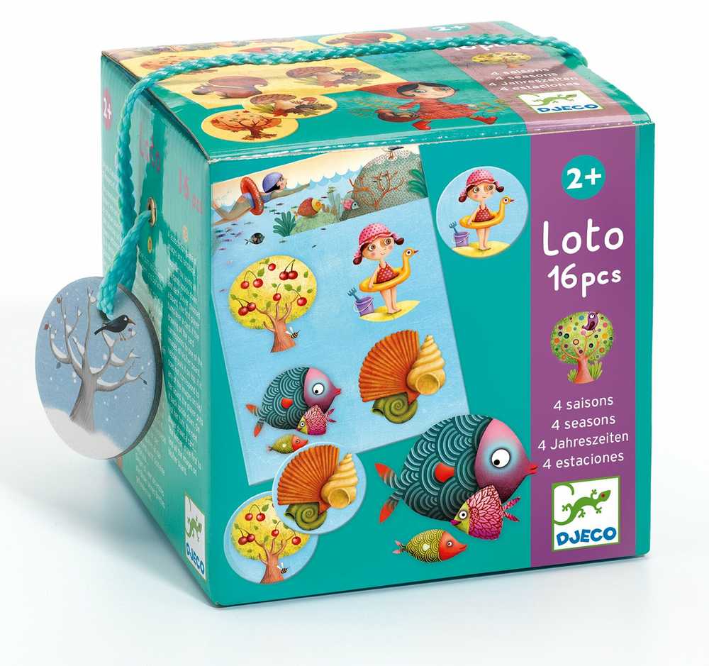Lotto Djeco Loto žaidimas - 4 sezonai (16 vnt.) ( DJ08123 )