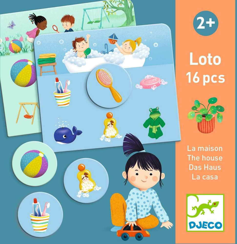 Djeco Loto žaidimas - Namai (30 vnt.) ( DJ08192 )