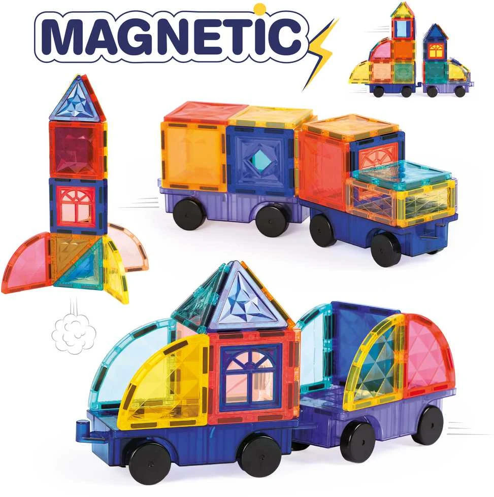 LUDI magnetinis konstruktorius su ratais