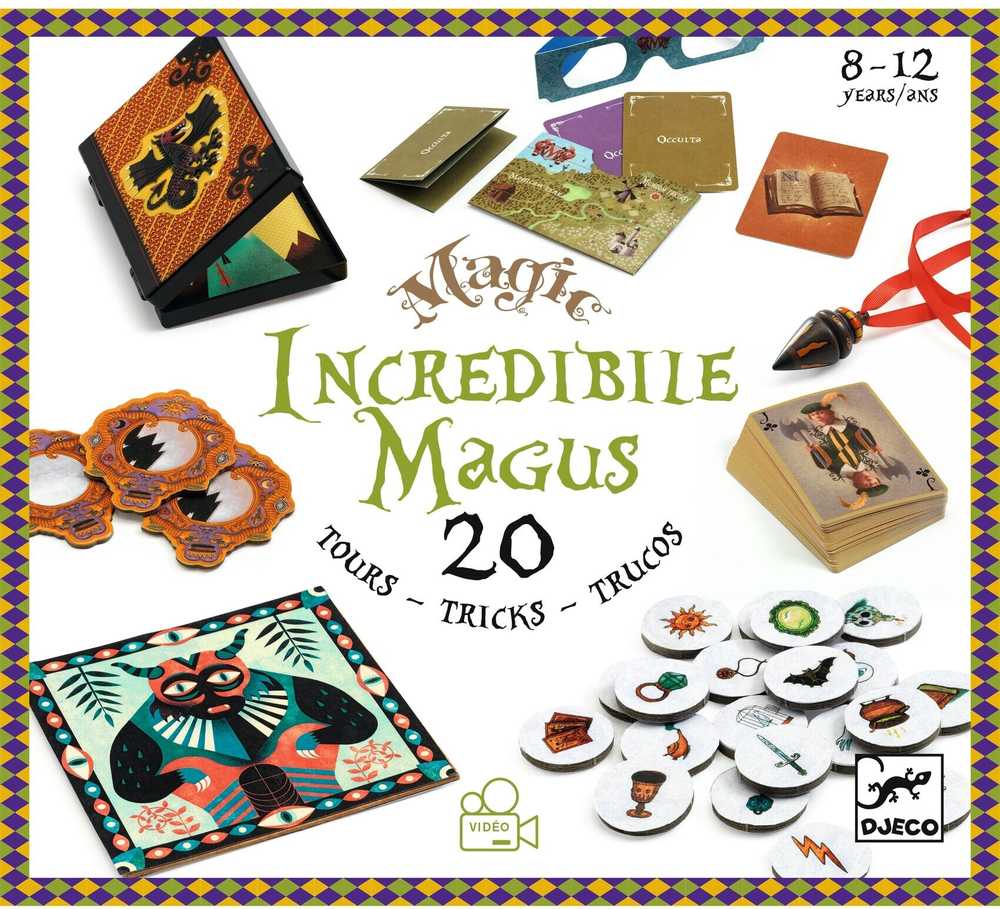 Djeco Magijos triukų rinkinys - Incredibile Magus - 20 ( DJ09963 )
