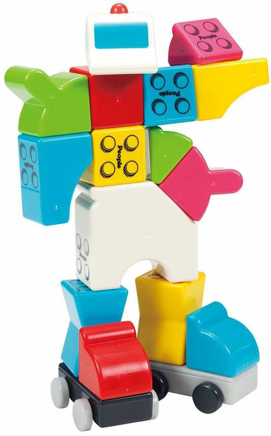 People Blocks Magnetinis konstruktorius „GO GO WORLD”, 21vnt