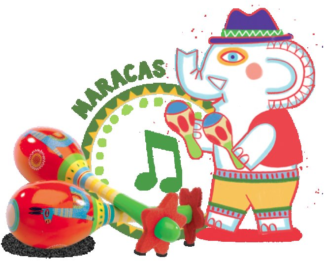 Djeco Animambo Muzikinis instrumentas - Marakasas ( DJ06008 )