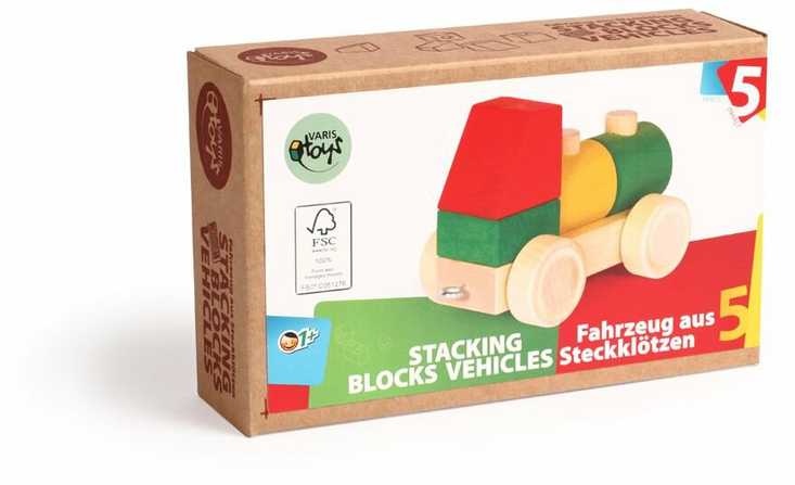 Varis Toys VARIS Konstravimo blokeliai - Transporto priemonės - 5 vnt ( KM-5 )