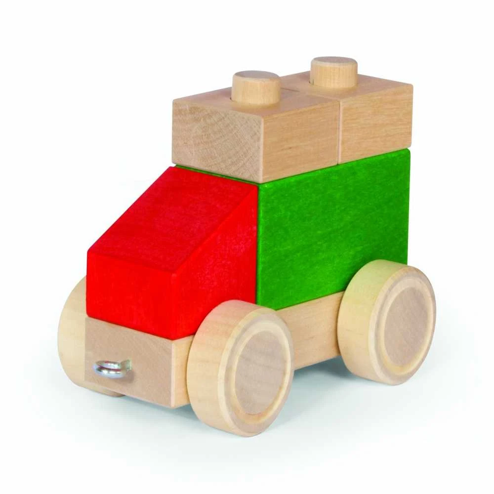 Medinės kaladėlės "Automobiliukas"