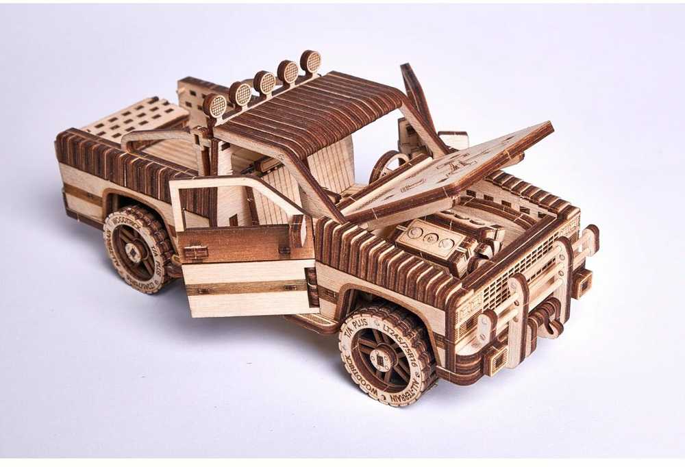 Medinis konstruktorius Pick-up truck
