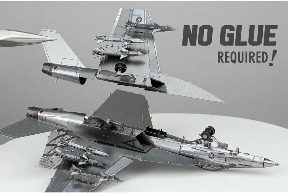 Metal Earth Metalinis 3D konstruktorius "Super Hornet"