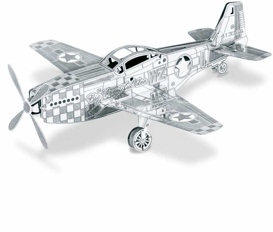 Metal Earth Metalinis 3D konstruktorius Mustang P-51