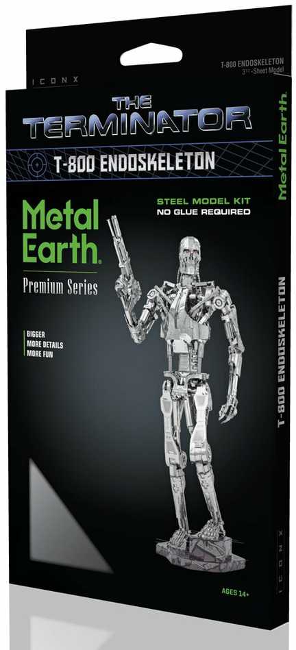 Metal Earth Metalinis 3D konstruktorius "Iconx Terminator - T-800 Endoskeleton"