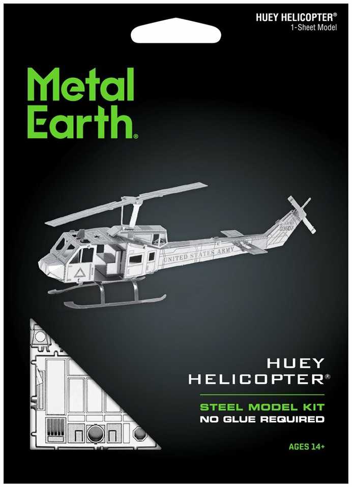 Metal Earth Metalinis 3D konstruktorius "Huey UH-1"