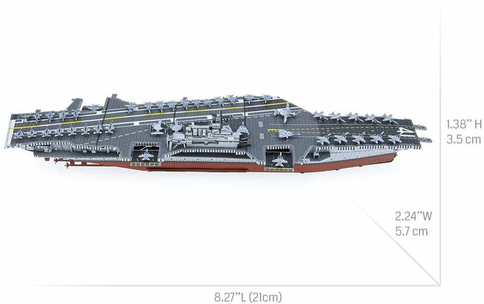 Metal Earth Metalinis 3D konstruktorius USS Midway