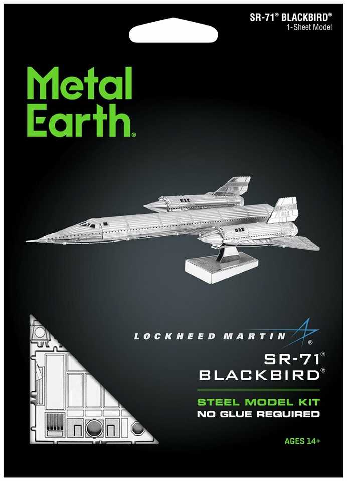 Metal Earth Metalinis 3D konstruktorius lėktuvas "Blackbird"