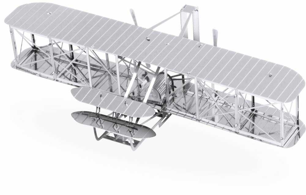 Metal Earth Metalinis 3D konstruktorius Brolių Raitų Lėktuvas "Wright Brothers Airplane"