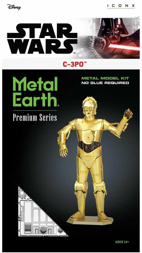 Metal Earth Metalinis 3D konstruktorius STAR WARS "C-3PO"