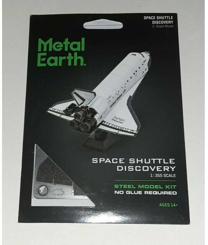 Metal Earth Metalinis 3D konstruktorius " Space Shuttle Discovery " spalvotas