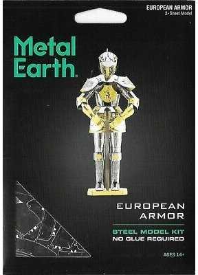 Metal Earth Metalinis 3D konstruktorius "Riteris Armor European"