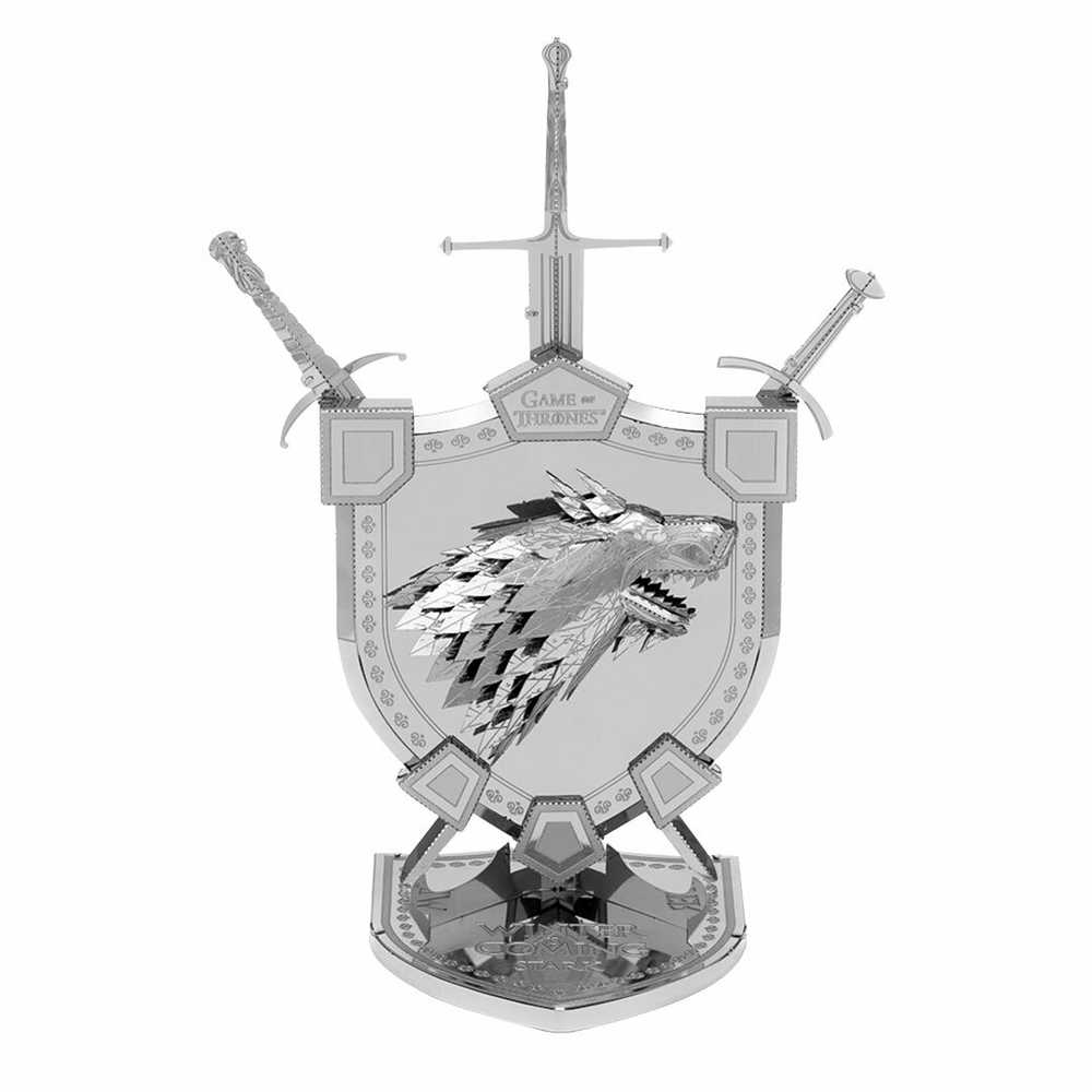 Metal Earth Metalinis 3D konstruktorius Sostų karai Starkų herbas