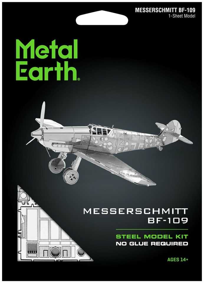 Metal Earth Metalinis 3D konstruktorius "Messerschmitt BF-109"