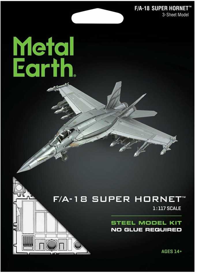 Metal Earth Metalinis 3D konstruktorius "Super Hornet"