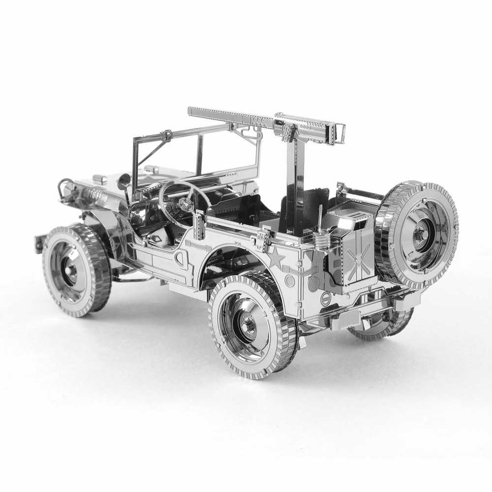Metalinis 3D konstruktorius Metal Earth Willys Jeep