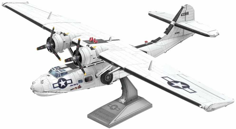 Metalinis 3D konstruktorius Metal Earth Consolidated PBY Catalina