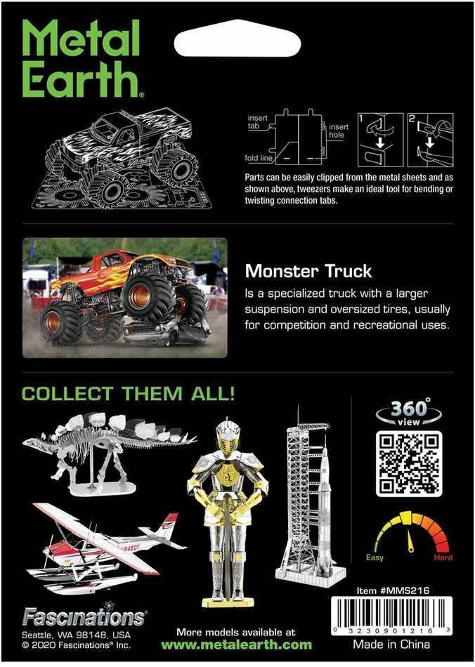 Metalinis 3D konstruktorius Metal Earth Sunkvežimis Monstras