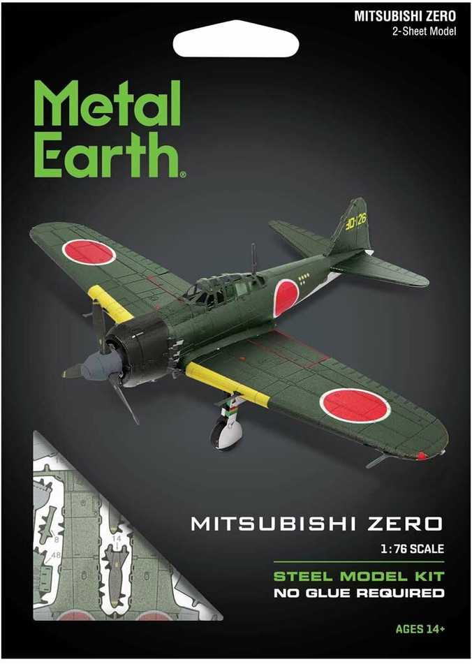 Metalinis 3D konstruktorius Metal Earth Mitsubishi Zero