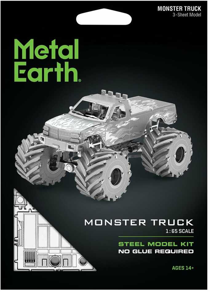 Metalinis 3D konstruktorius Metal Earth Sunkvežimis Monstras