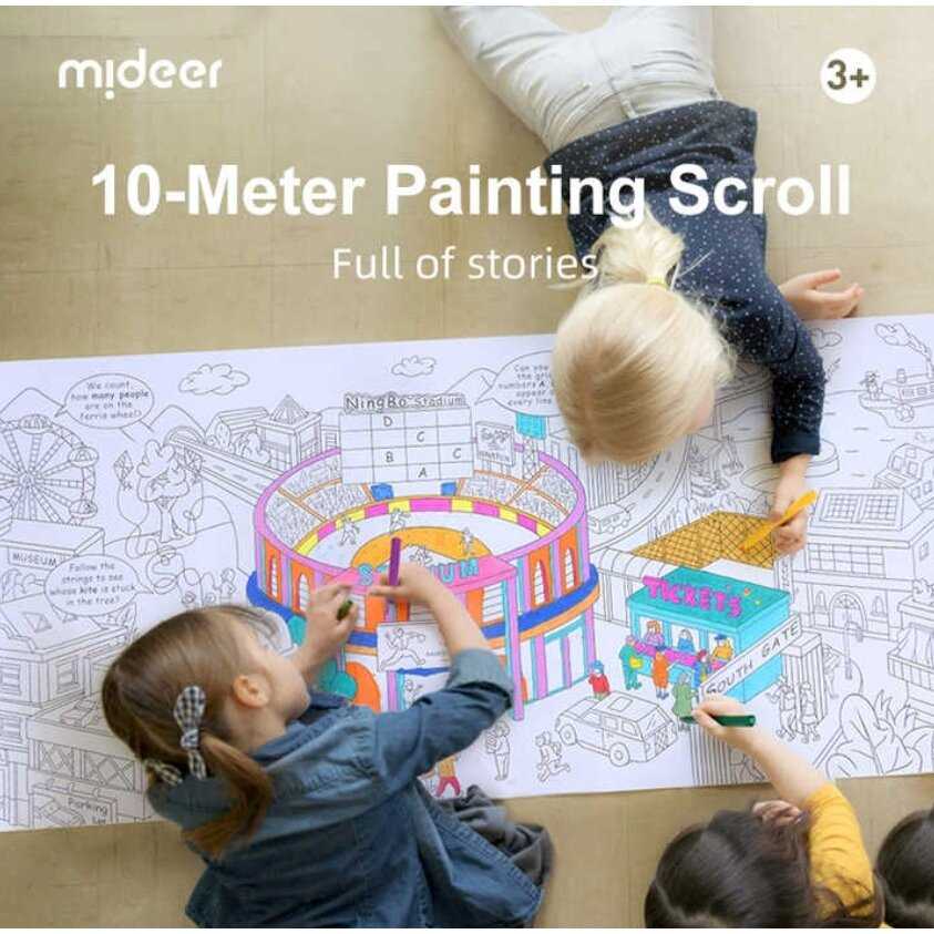 Mideer Didelis spalvinimo rulonas Miestas 10m