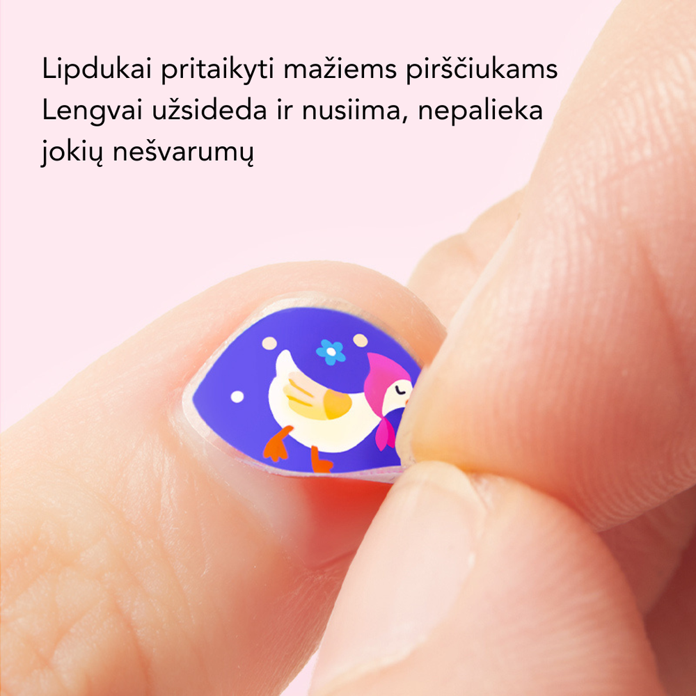 Mideer Lipdukai nagams Princesė 300+vnt