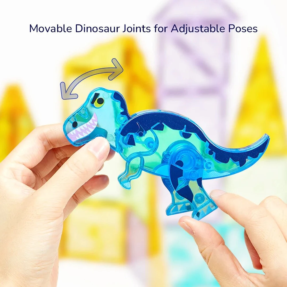 Mideer Magnetinis konstruktorius „Dinozaurai“ – 48 dalys