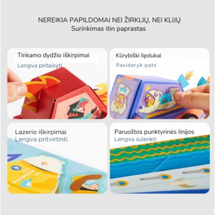 Mideer Popieriaus lankstymo rankdarbis Vėjo malūnėliai