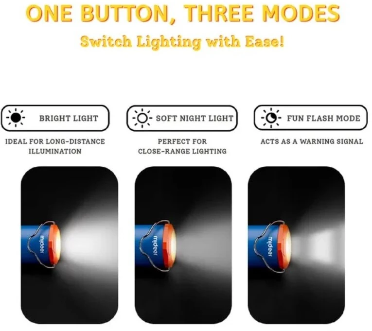 Mideer vaikiškas žibintuvėlis „Adventure Flashlight“