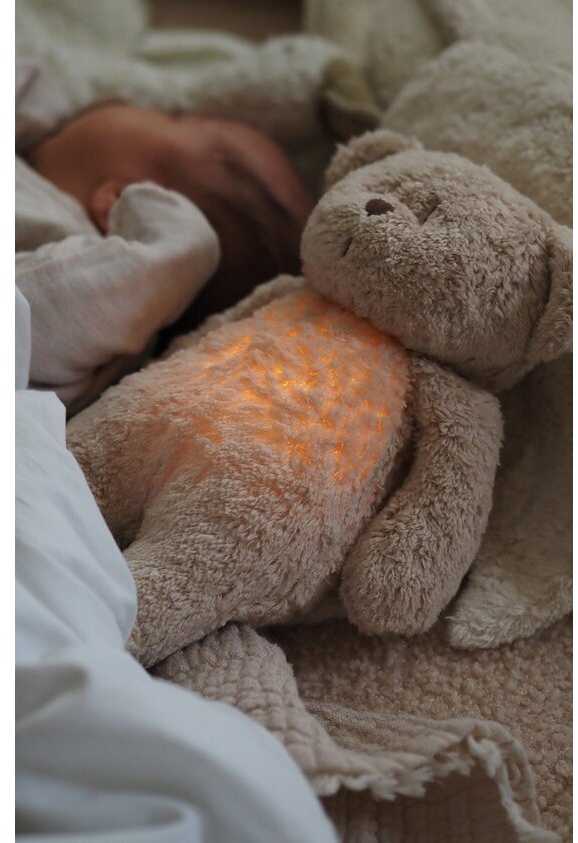 Migdukas Moonie 2.0 Meškutis baltas ekologiškas
