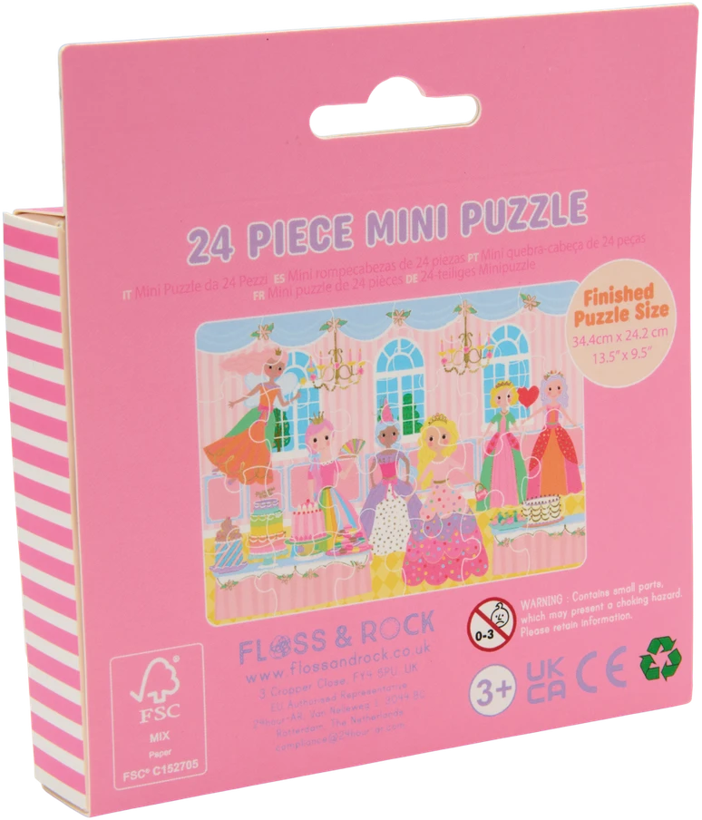 Mini dėlionė, Princesės, 24 det.