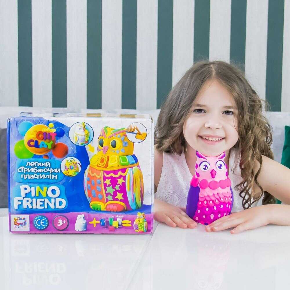 Sprytna Plastelina Modelino rankdarbis LOVIN’DO Pelėda