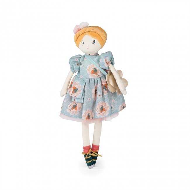 Moulin Roty Lėlė madmuazelė Eglantina su suknute, 39 cm