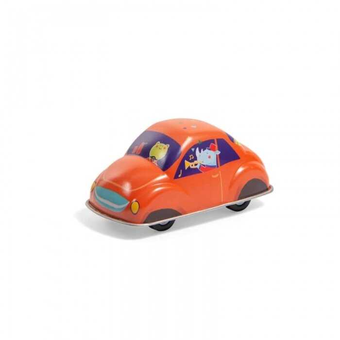 Moulin Roty Metalinis automobiliukas, Spalva: Oranžinis