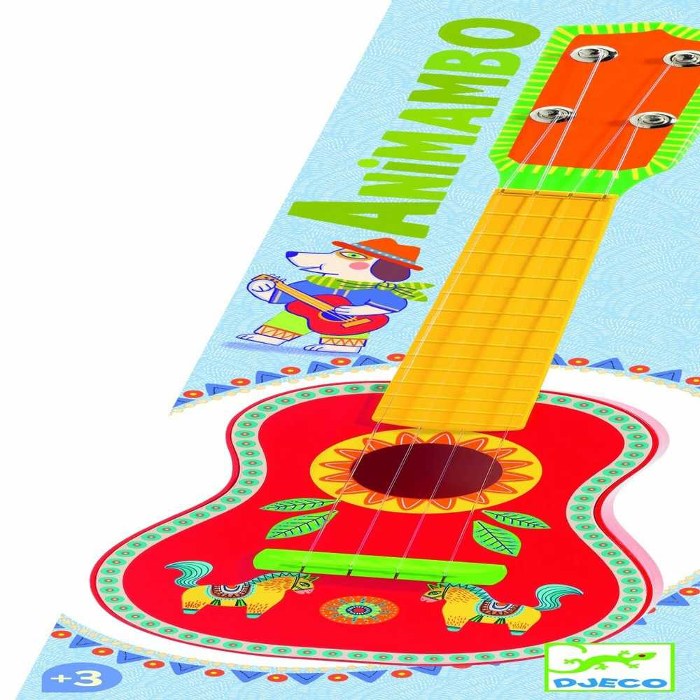 Djeco Animambo Muzikinis instrumentas - Havajų gitara ( DJ06013 )