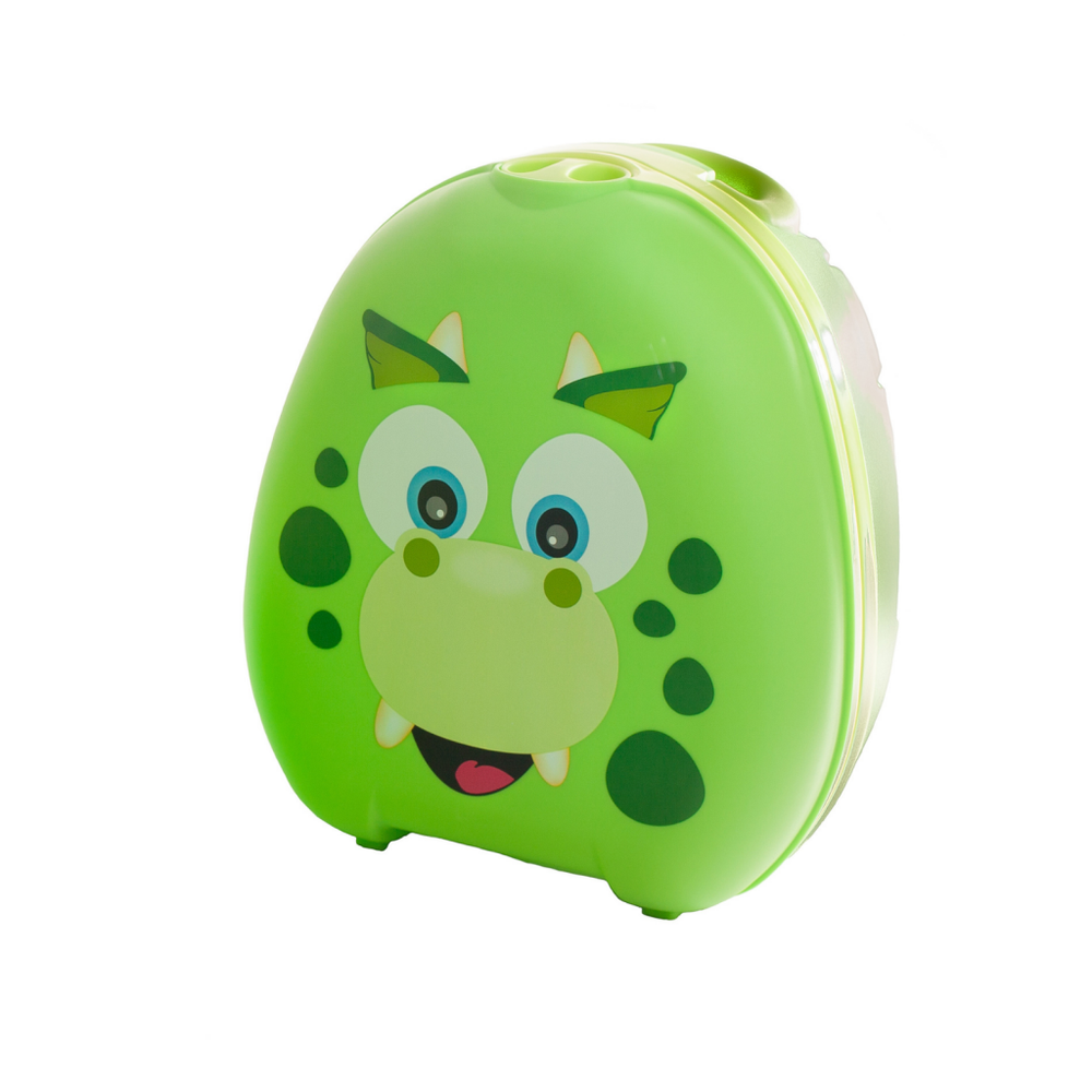 Mokomasis nešiojamas naktipuodis My Carry Potty, dinozauras, žalios spalvos