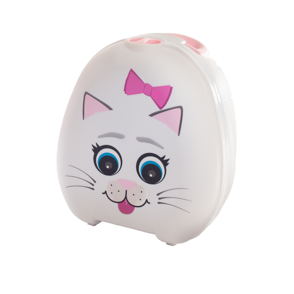 Mokomasis nešiojamas naktipuodis My Carry Potty, katytė, rožinės spalvos