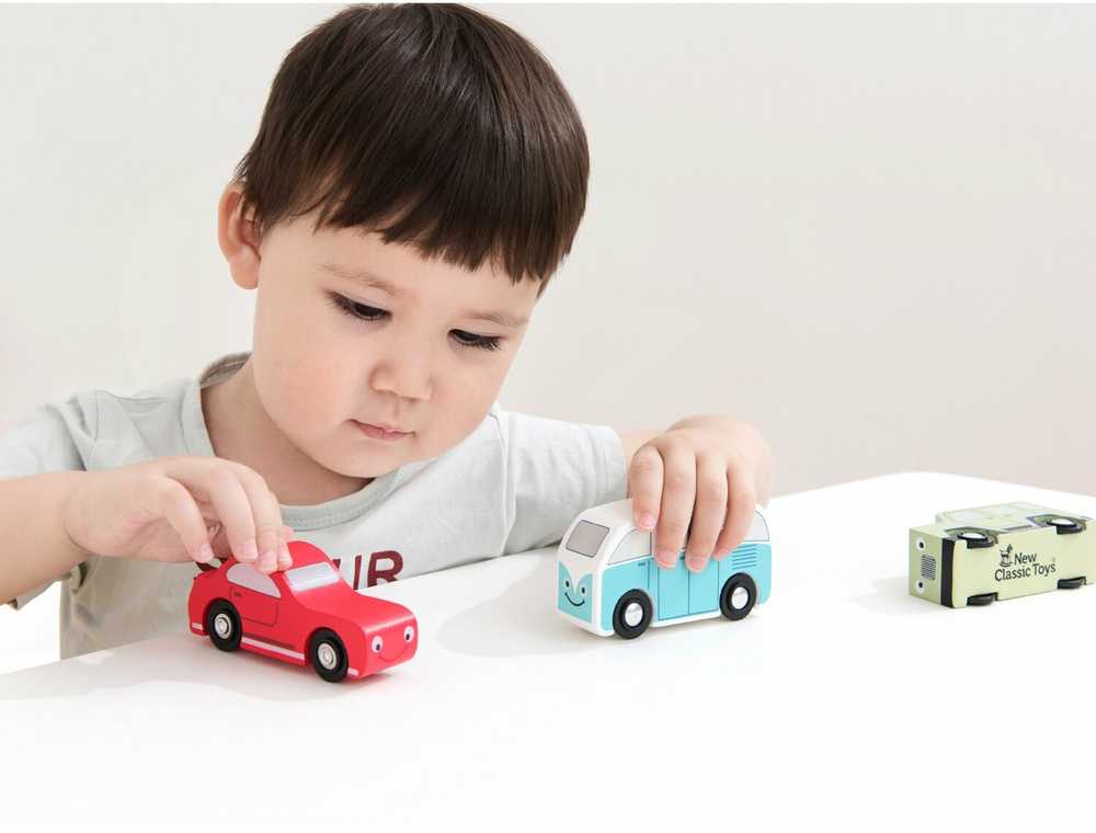 New Classic Toys Medinių transporto priemonių rinkinys (3 vnt.) ( 11932 )