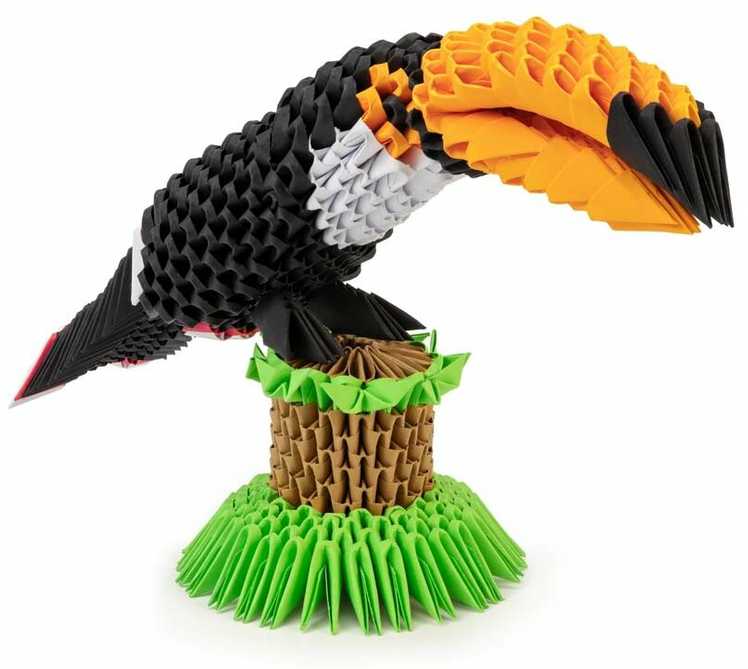 Dėlionė Alexander Origami 3D rankdarbis Tukanas 2558